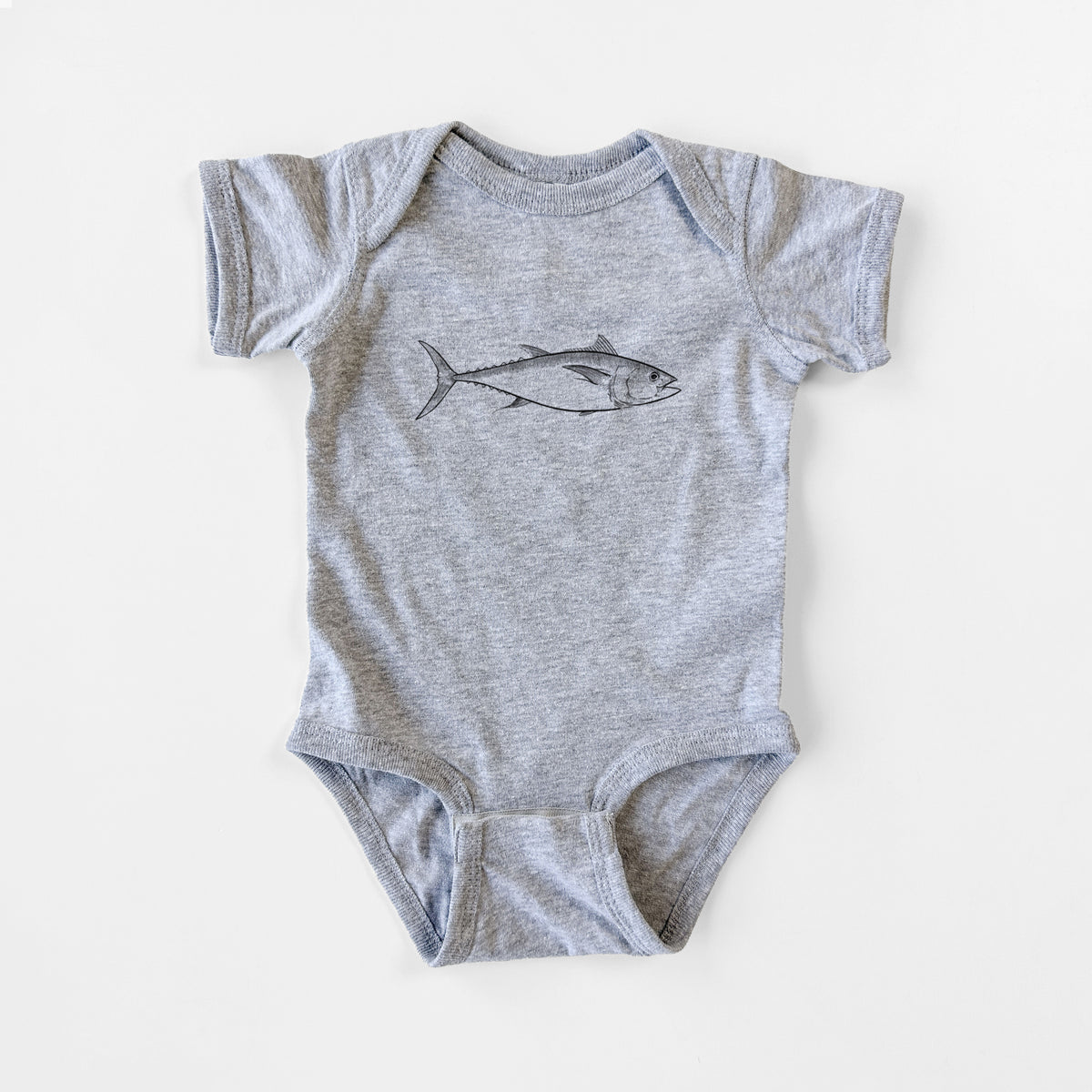 Atlantic Bluefin Tuna - Thunnus thynnus - Baby Fine Jersey Bodysuit