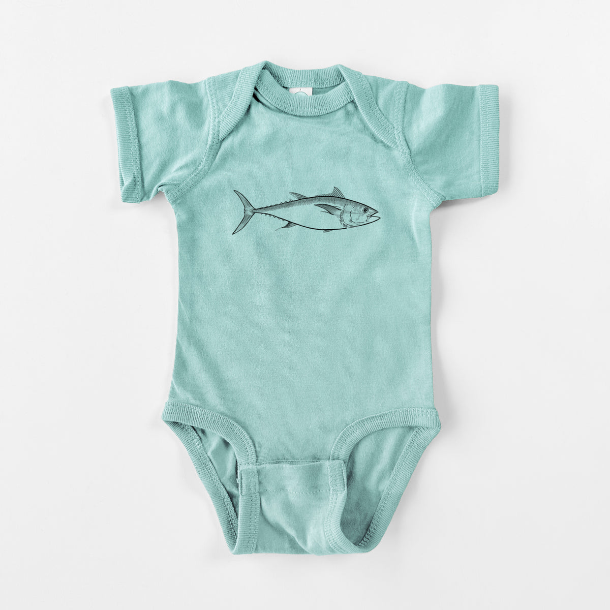 Atlantic Bluefin Tuna - Thunnus thynnus - Baby Fine Jersey Bodysuit