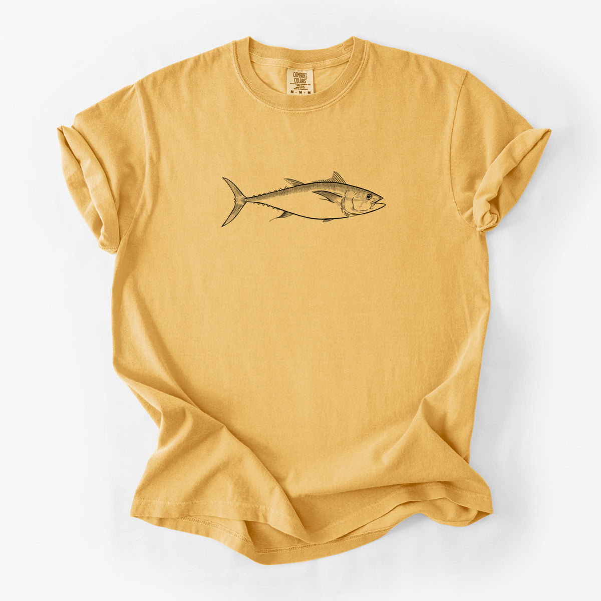 Atlantic Bluefin Tuna - Thunnus thynnus - Unisex Comfort Colors Garment-Dyed Heavyweight T-shirt