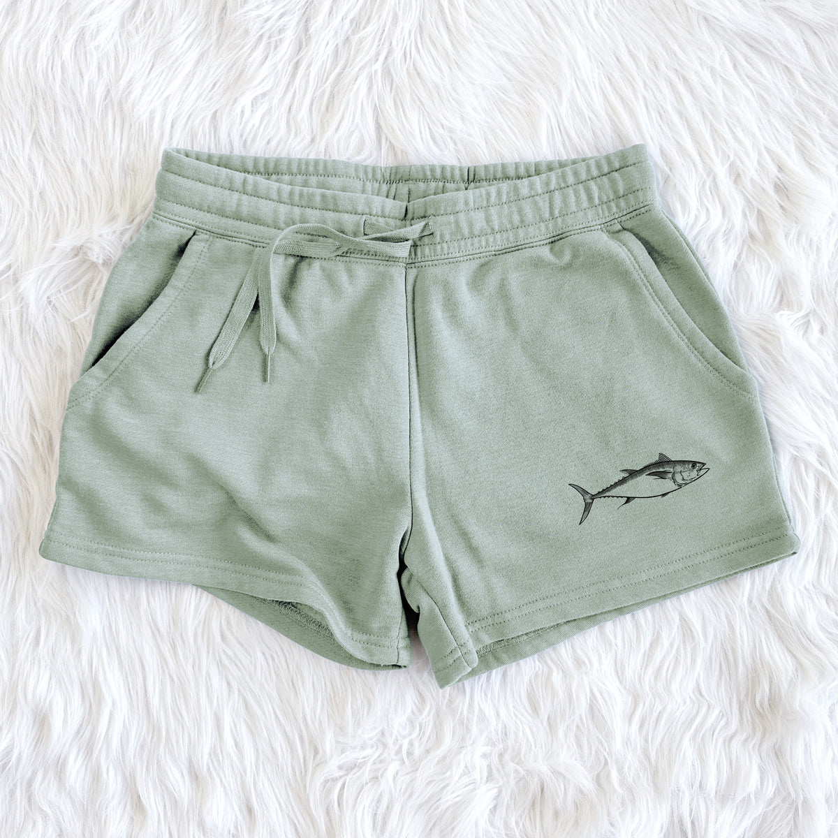 Atlantic Bluefin Tuna - Thunnus thynnus - Women&#39;s Cali Wave Shorts