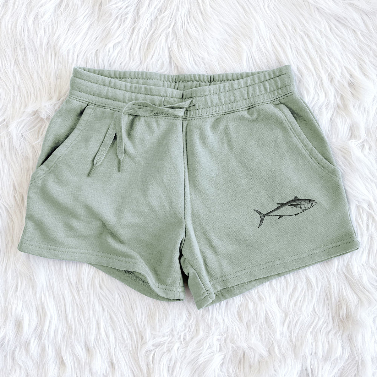Atlantic Bluefin Tuna - Thunnus thynnus - Women's Cali Wave Shorts