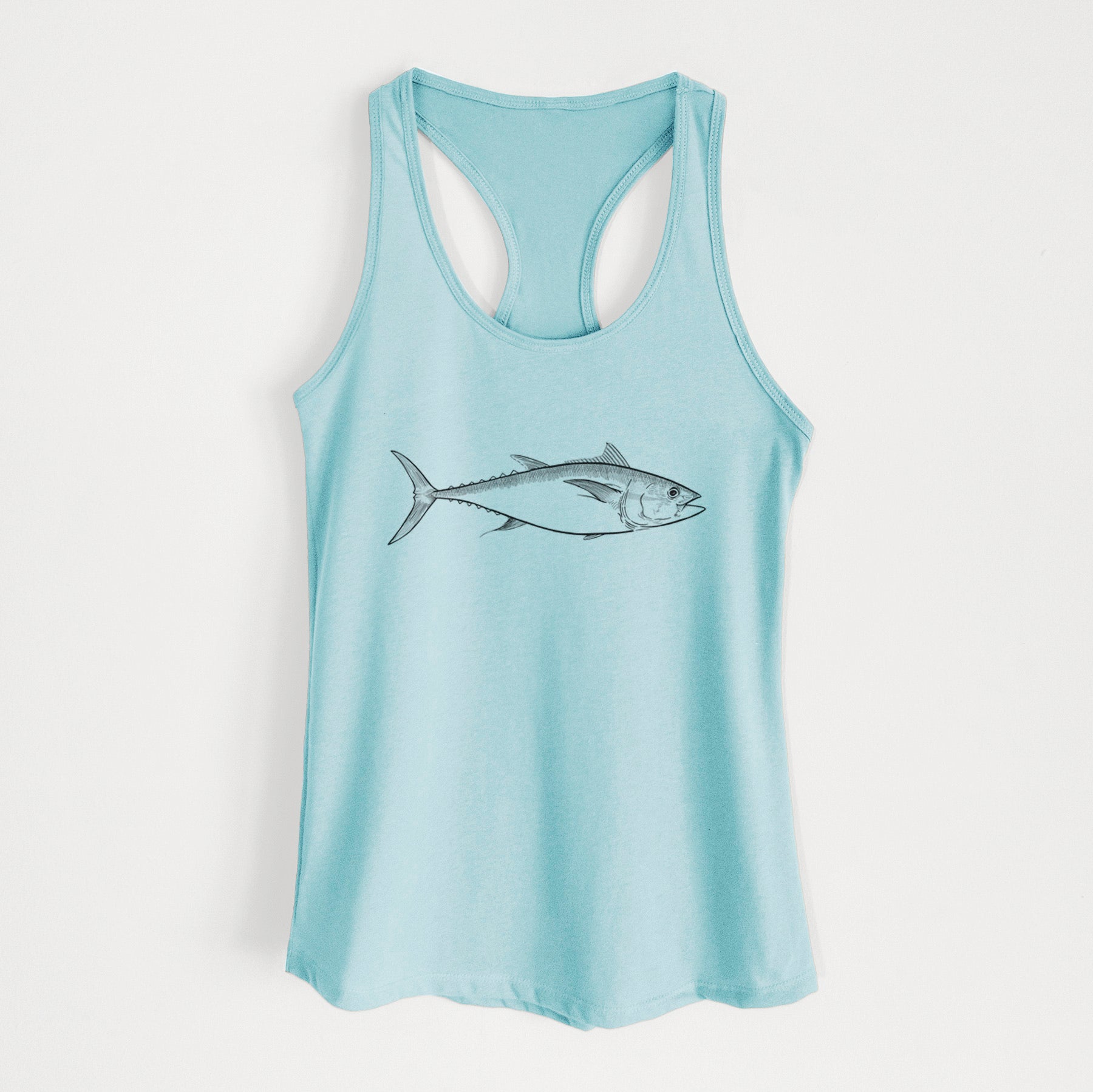 Atlantic Bluefin Tuna - Thunnus thynnus - Women's Racerback Tanktop