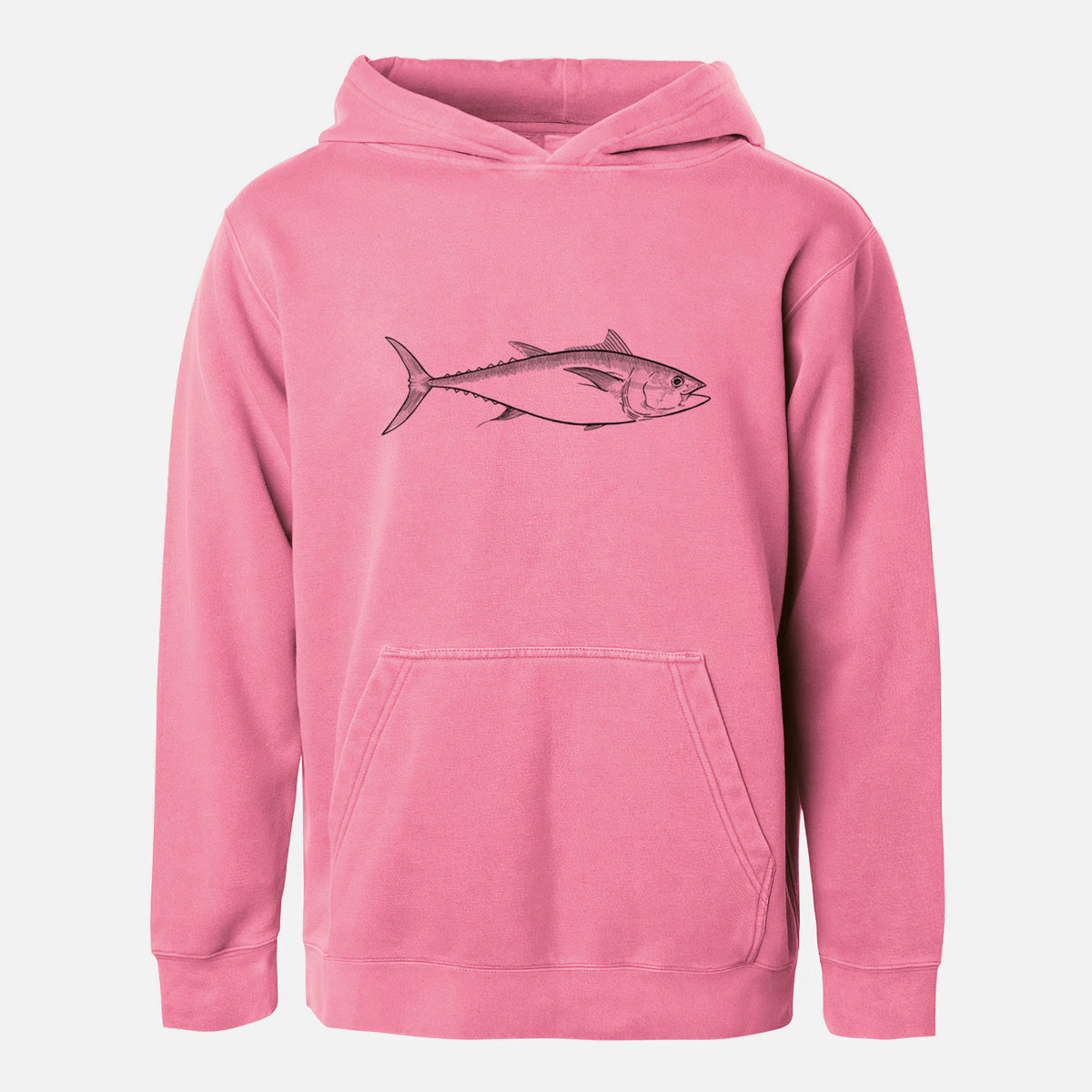 Atlantic Bluefin Tuna - Thunnus thynnus - Youth Pigment Dyed Hoodie