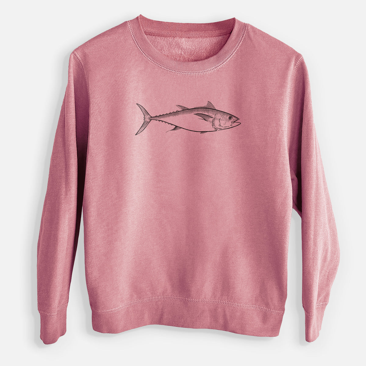 Atlantic Bluefin Tuna - Thunnus thynnus - Youth Lightweight Crewneck Sweatshirt