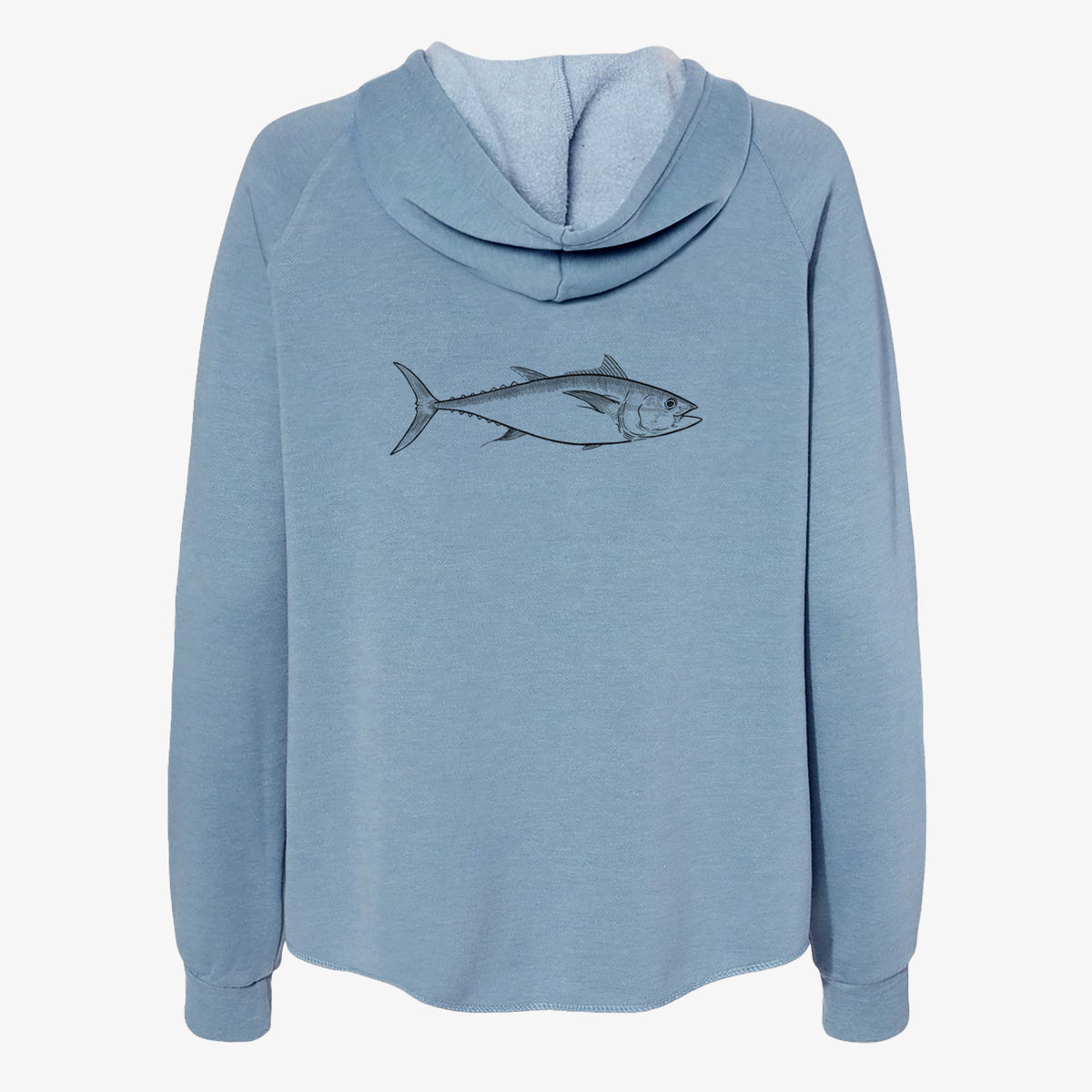 Atlantic Bluefin Tuna - Thunnus thynnus - Women's Cali Wave Zip-Up Sweatshirt