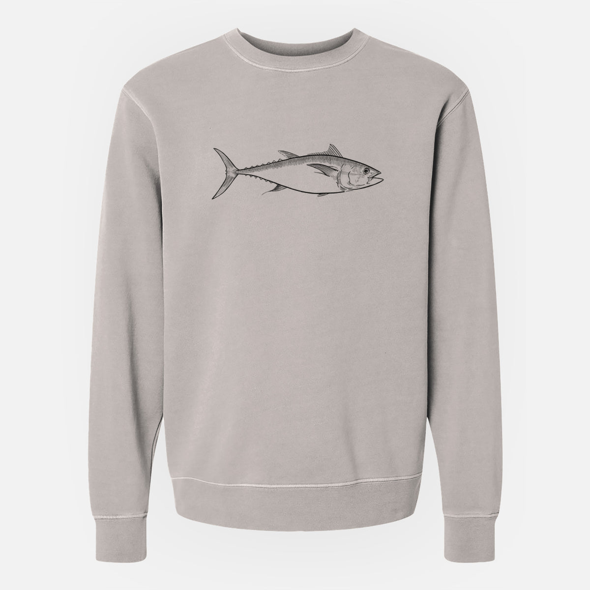 Atlantic Bluefin Tuna - Thunnus thynnus - Unisex Pigment Dyed Crew Sweatshirt
