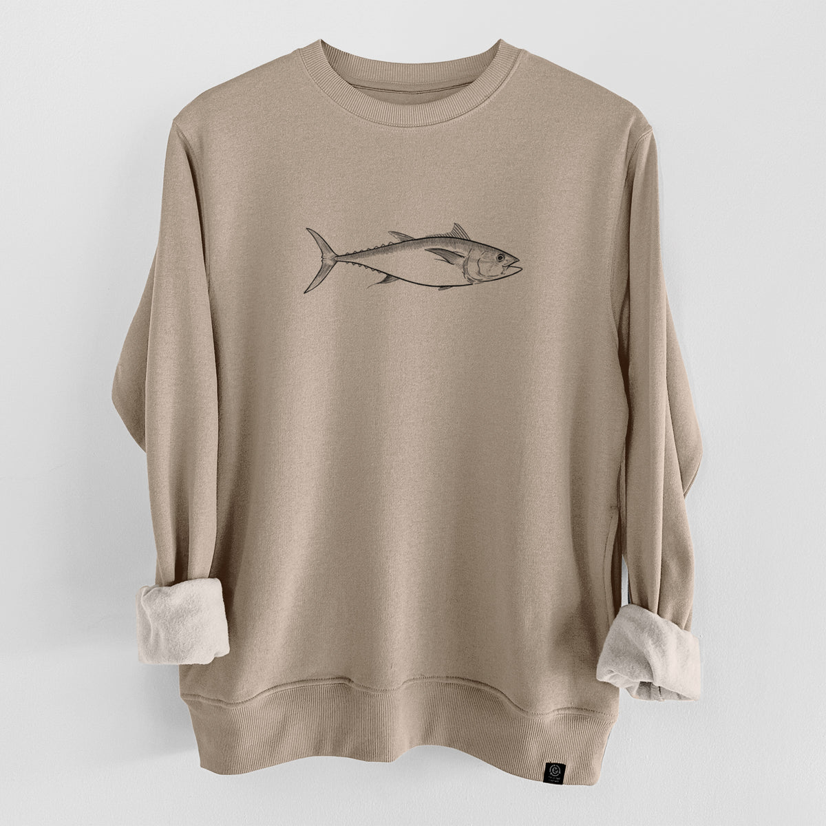 Atlantic Bluefin Tuna - Thunnus thynnus  - Unisex Reclaimed Crewneck Sweatshirt