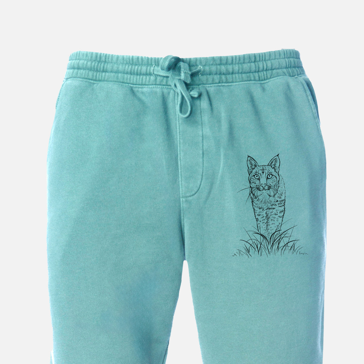 Bobcat - Lynx rufus - Unisex Pigment Dyed Sweatpants