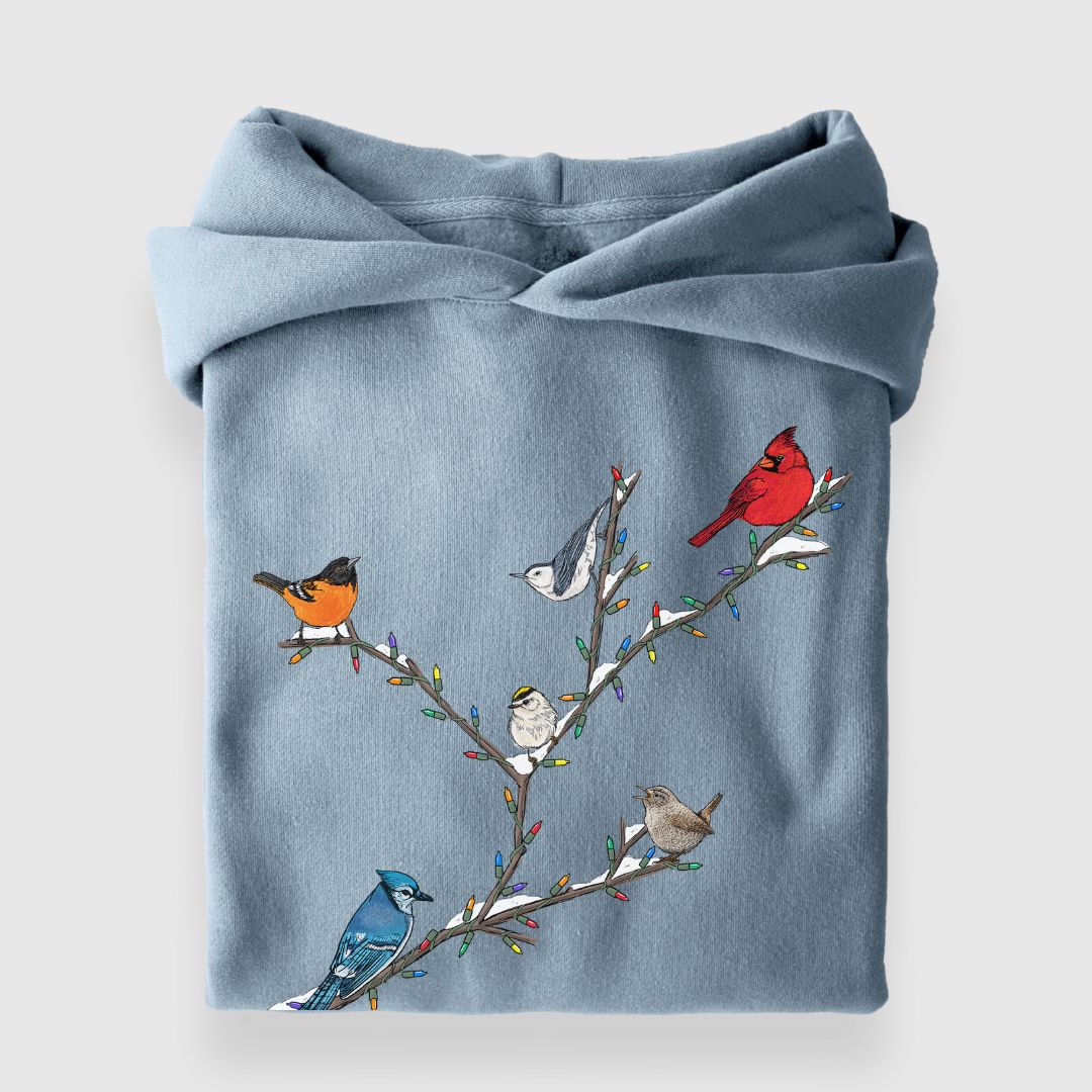 Christmas Backyard Birds  - Bodega Midweight Hoodie