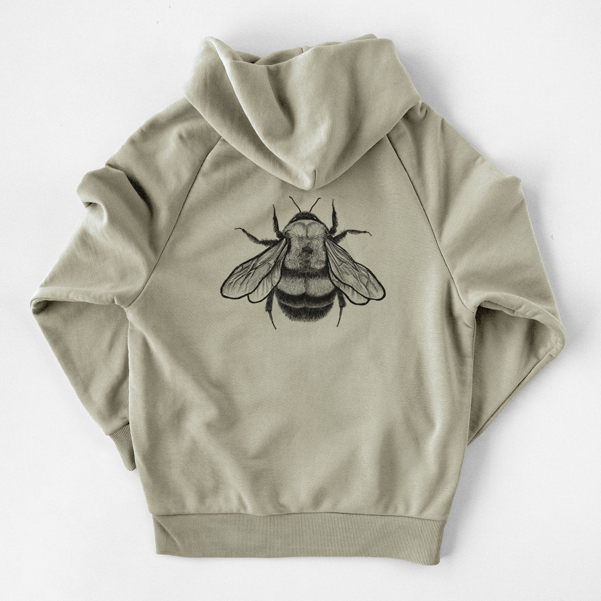 Bombus Affinis - Rusty-Patched Bumble Bee - UltraLuxe Heavyweight French Terry Hoodie