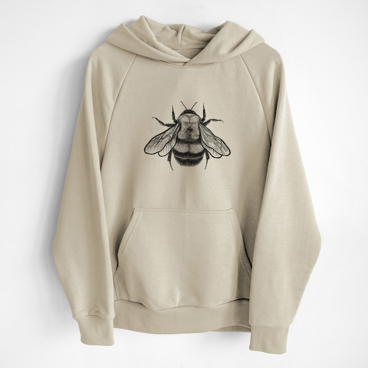 Bombus Affinis - Rusty-Patched Bumble Bee - UltraLuxe Heavyweight French Terry Hoodie
