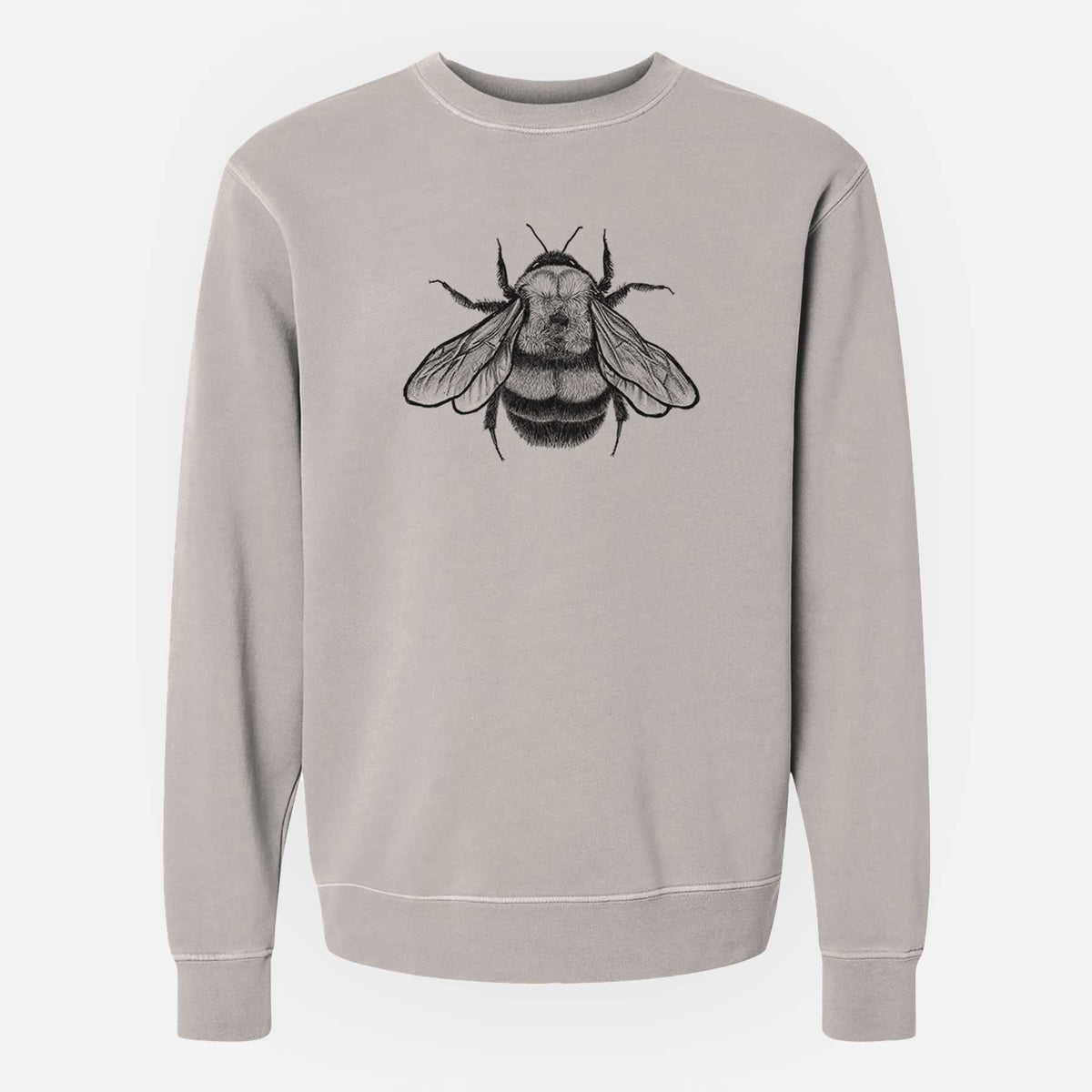 Bombus Affinis - Rusty-Patched Bumble Bee - Unisex Pigment Dyed Crew Sweatshirt