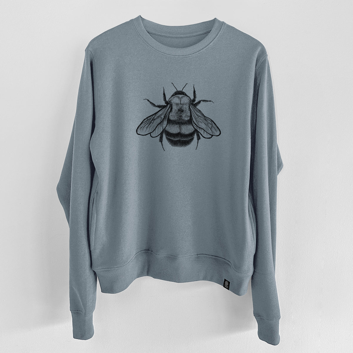 Bombus Affinis - Rusty-Patched Bumble Bee  - Unisex Reclaimed Crewneck Sweatshirt