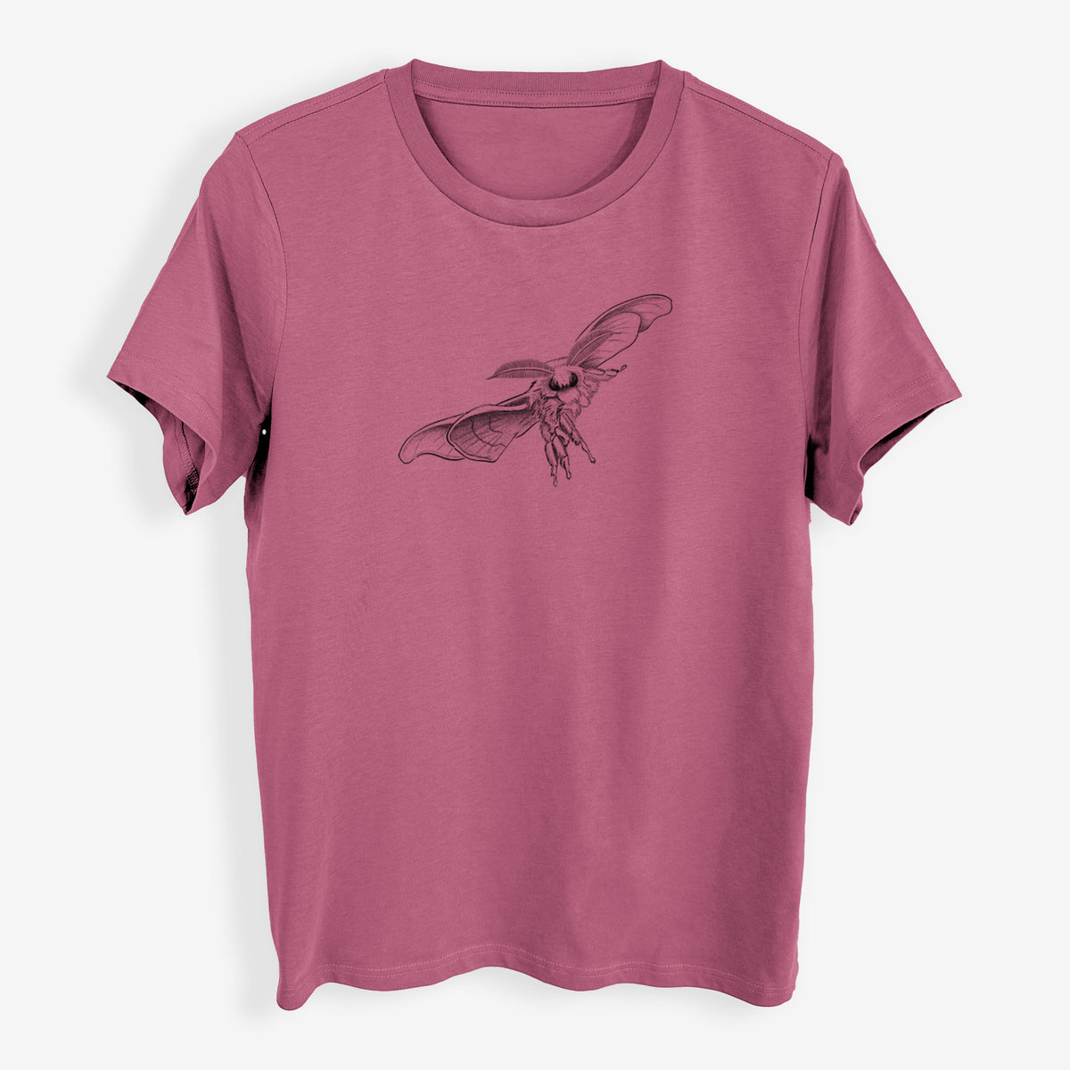 Domestic Silk Moth - Bombyx mori - Womens Everyday Maple Tee