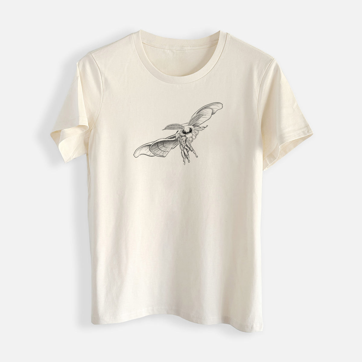 Domestic Silk Moth - Bombyx mori - Womens Everyday Maple Tee