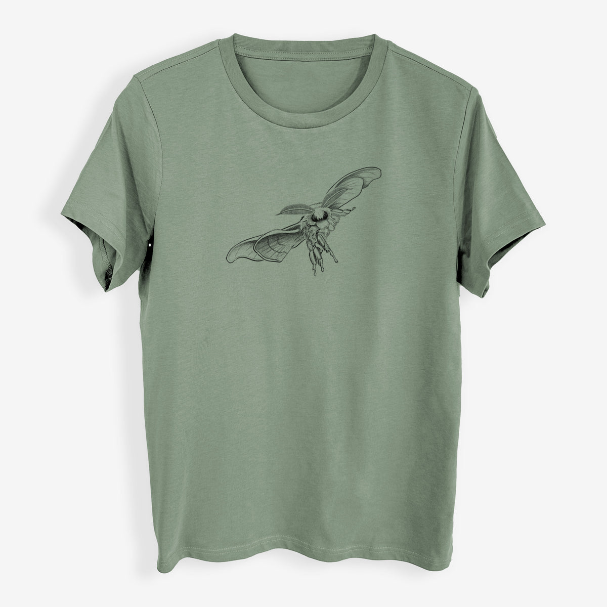 Domestic Silk Moth - Bombyx mori - Womens Everyday Maple Tee