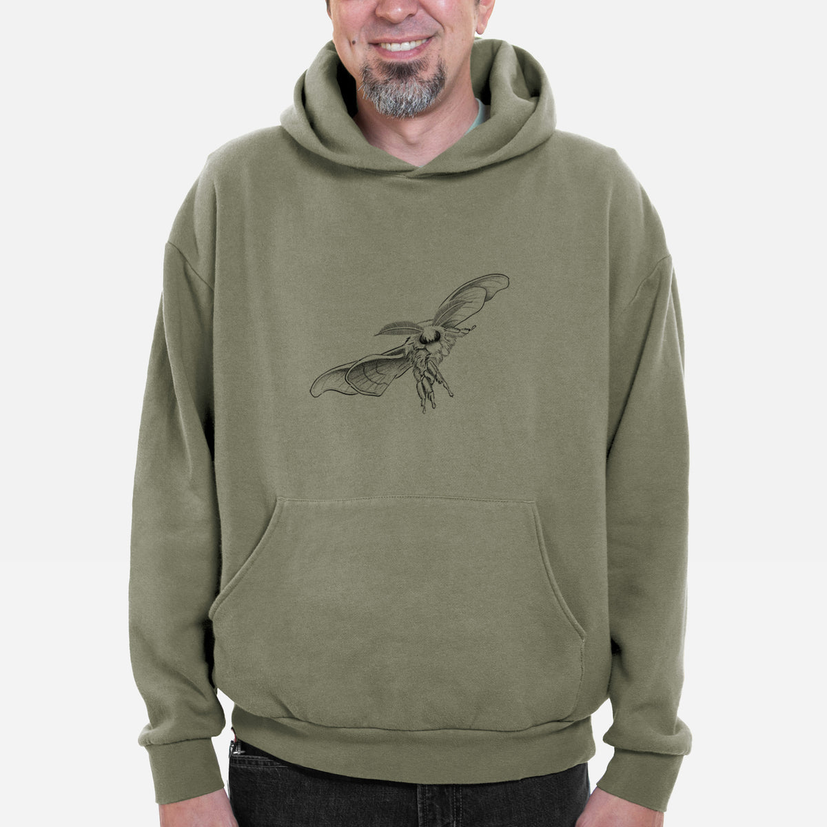 Domestic Silk Moth - Bombyx mori  - Bodega Midweight Hoodie