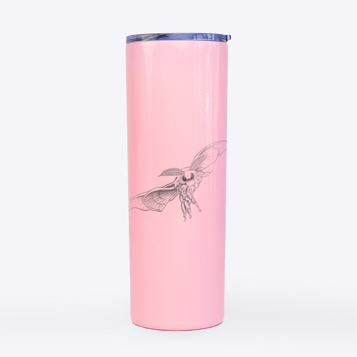 Domestic Silk Moth - Bombyx mori - 20oz Skinny Tumbler