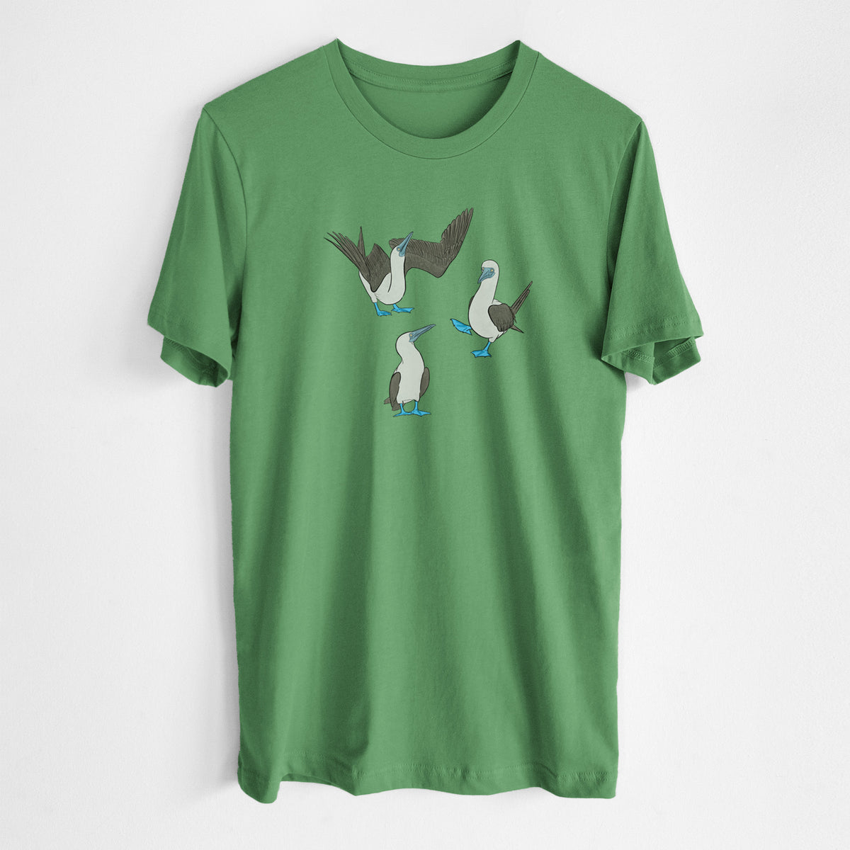 Blue-footed Booby Trio - Sula nebouxii - Lightweight 100% Cotton Unisex Crewneck