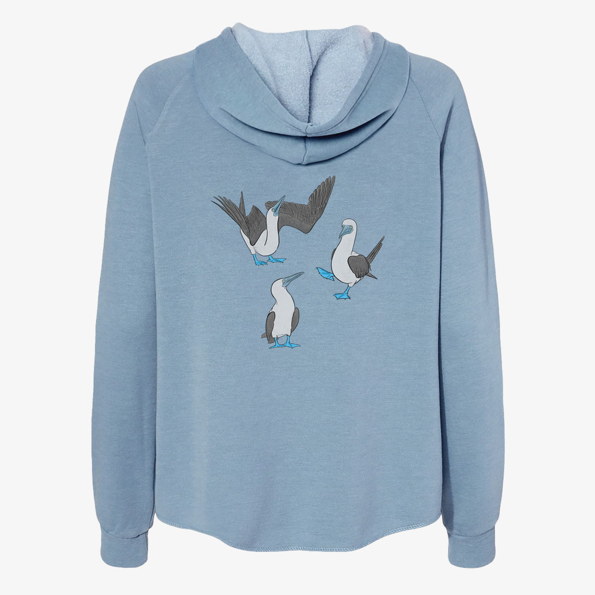 Blue-footed Booby Trio - Sula nebouxii - Women's Cali Wave Zip-Up Sweatshirt