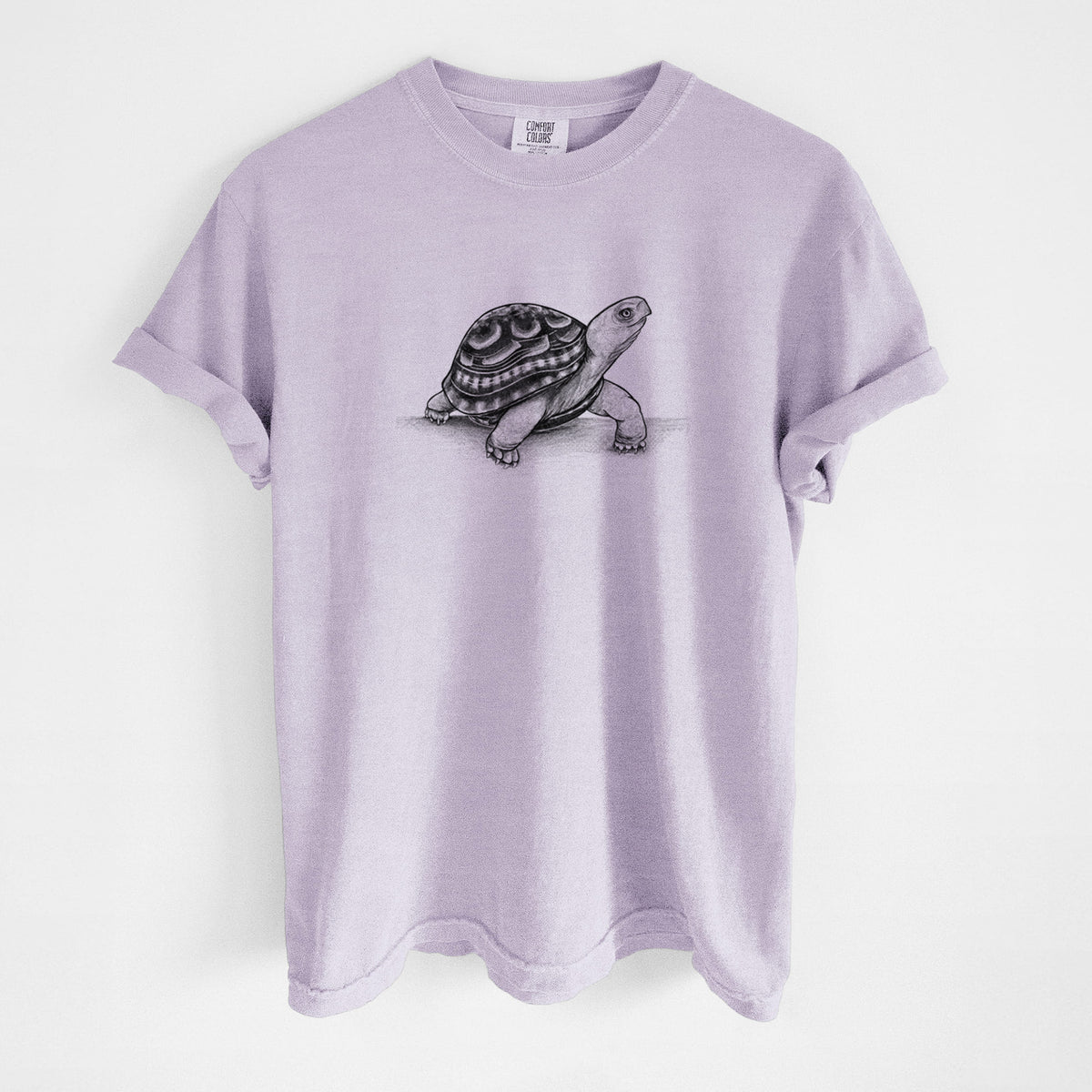 Common Box Turtle - Terrapene carolina - Unisex Comfort Colors Garment-Dyed Heavyweight T-shirt