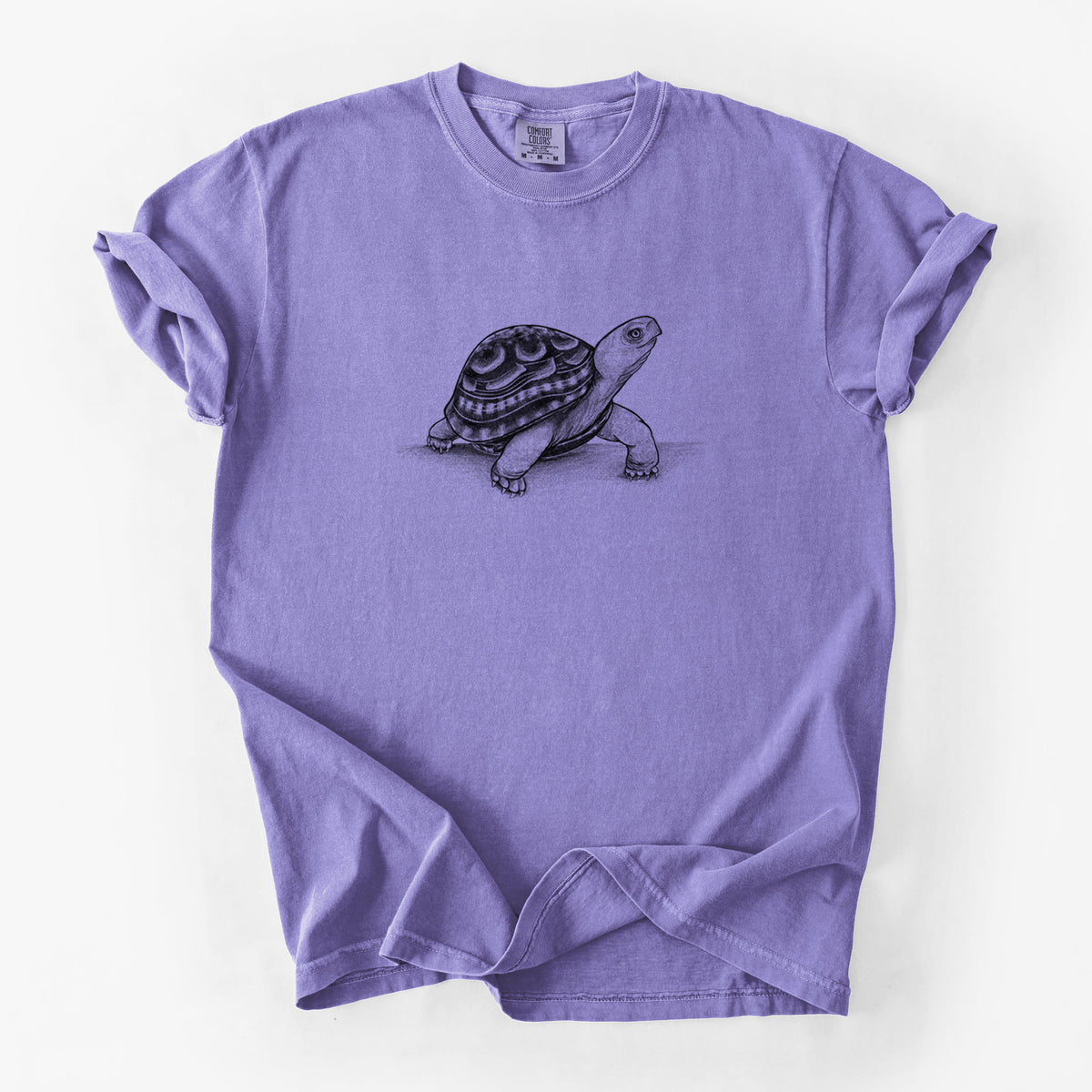 Common Box Turtle - Terrapene carolina - Unisex Comfort Colors Garment-Dyed Heavyweight T-shirt