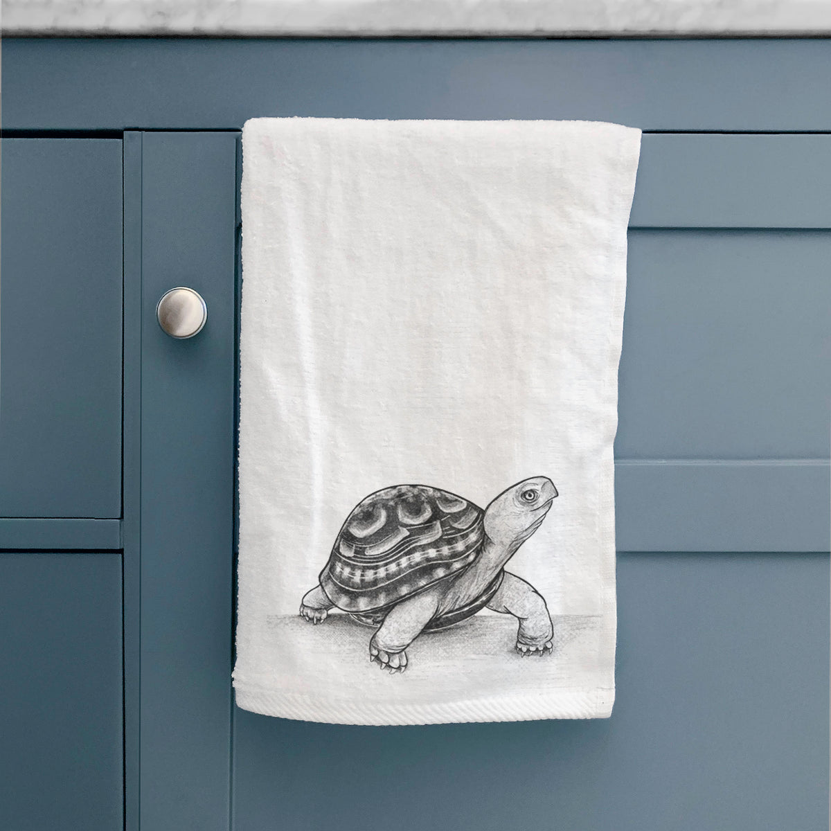 Common Box Turtle - Terrapene carolina Premium Decorative Hand Towel