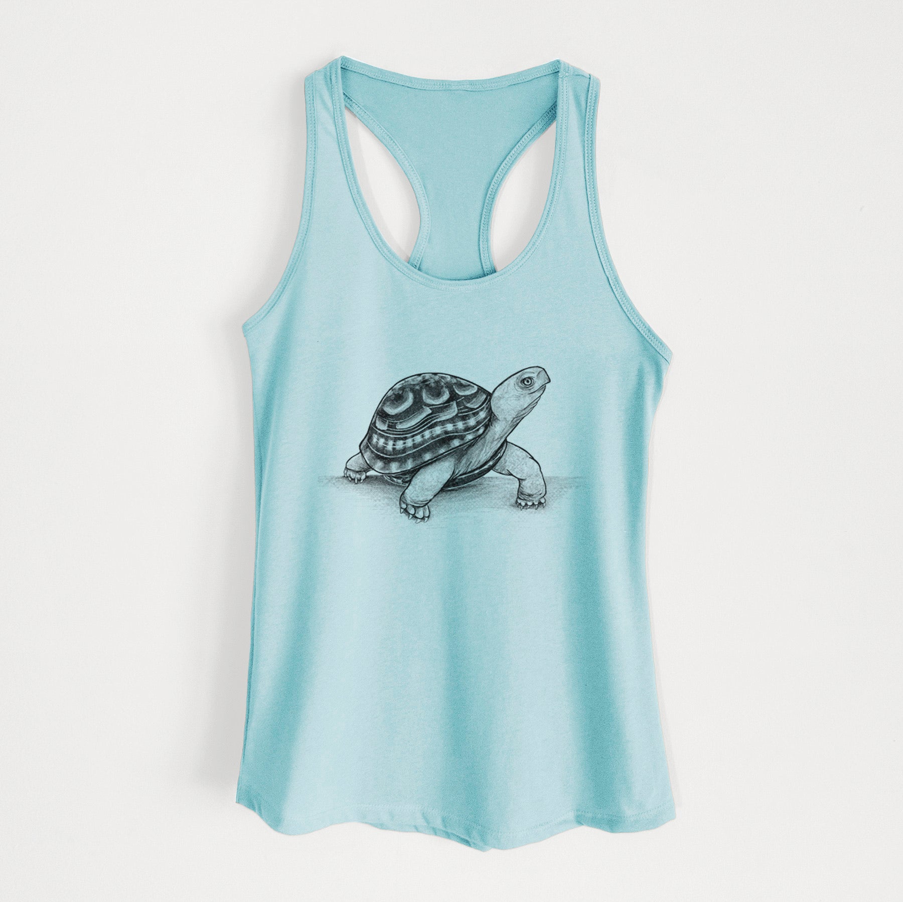 Common Box Turtle - Terrapene carolina - Women's Racerback Tanktop