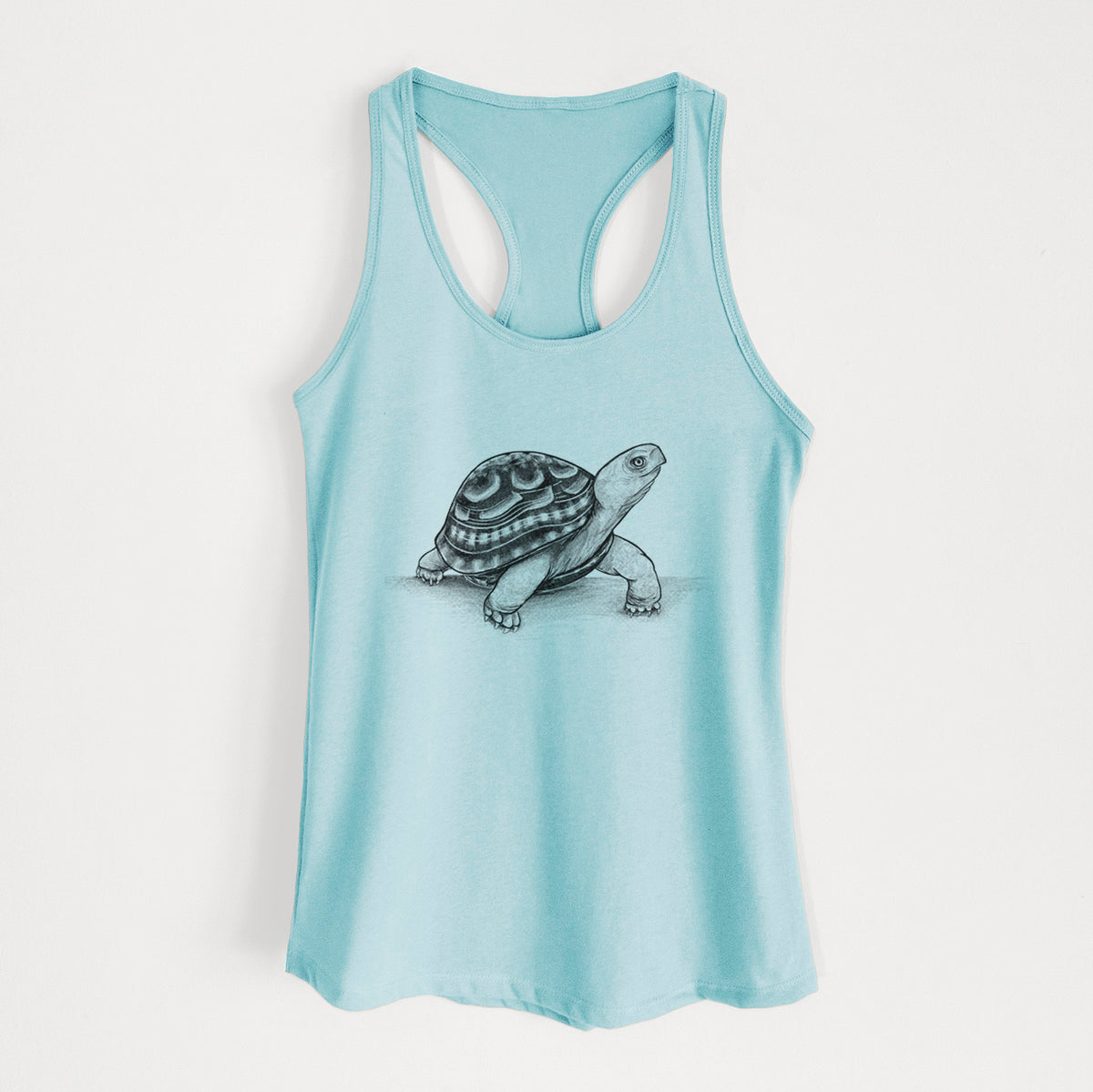 Common Box Turtle - Terrapene carolina - Women&#39;s Racerback Tanktop