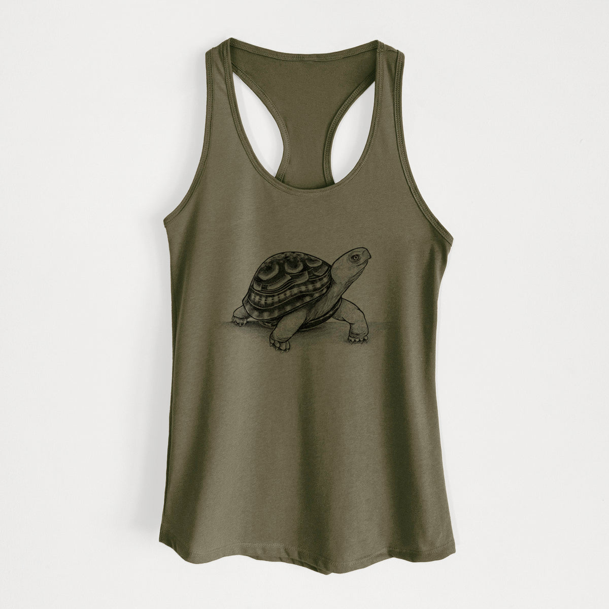 Common Box Turtle - Terrapene carolina - Women&#39;s Racerback Tanktop