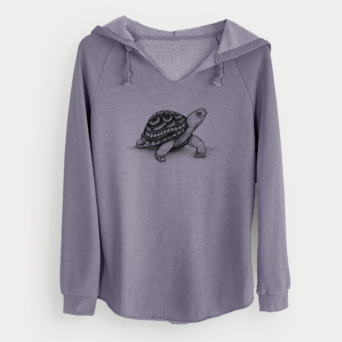 Common Box Turtle - Terrapene carolina - Cali Wave Hooded Sweatshirt