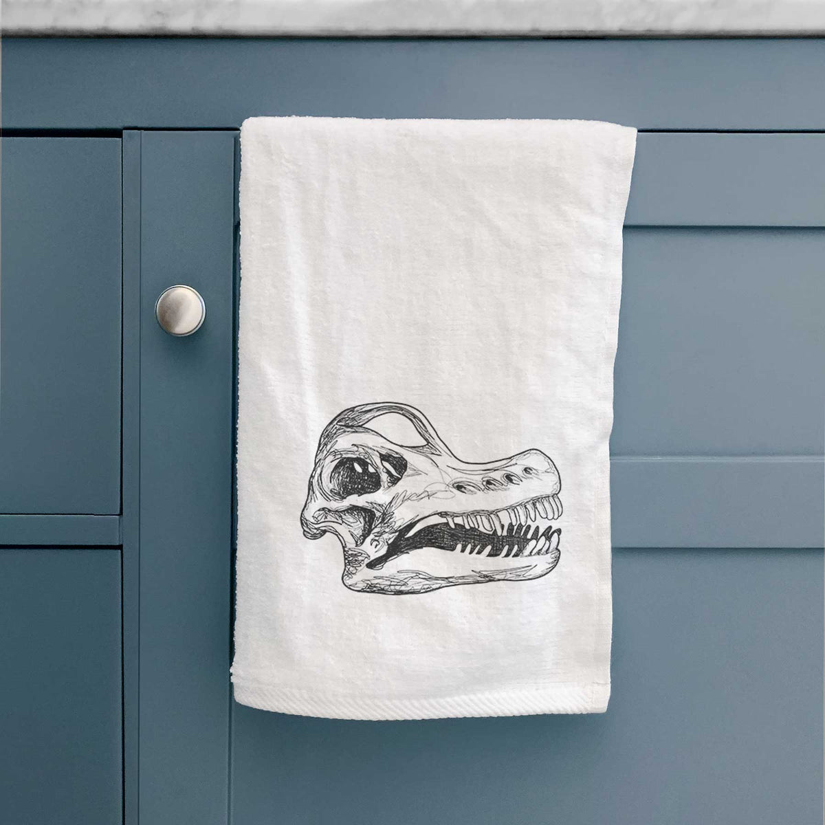 Brachiosaurus Skull Premium Decorative Hand Towel