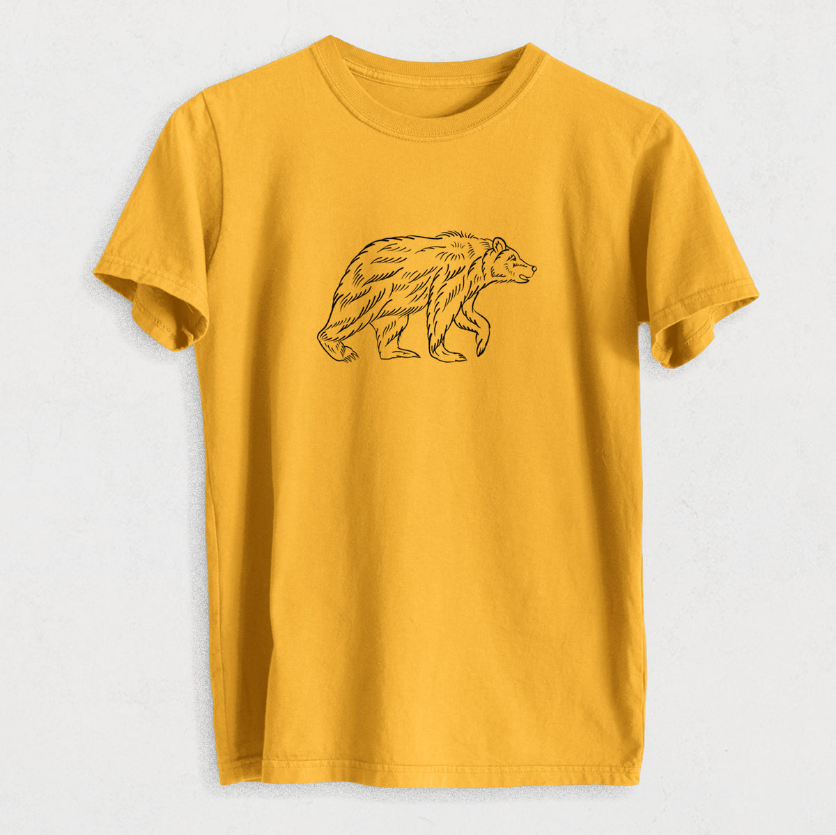 Brown Bear - Heavyweight Men&#39;s 100% Organic Cotton Tee