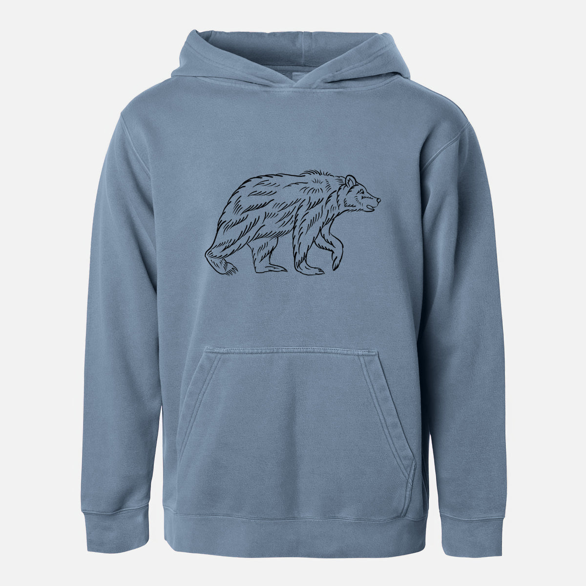Brown Bear - Youth Pigment Dyed Hoodie
