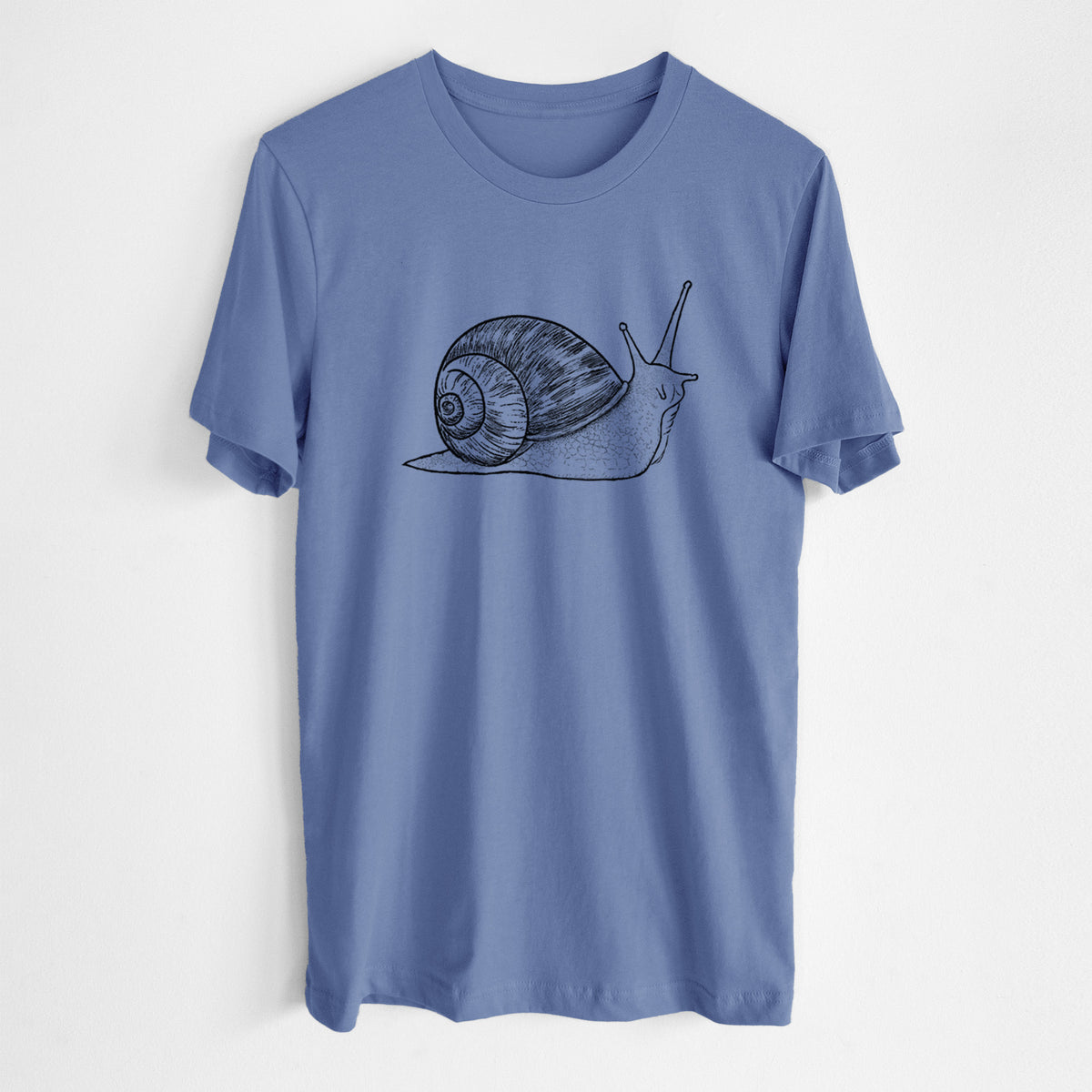 Brown Garden Snail - Cornu aspersum - Lightweight 100% Cotton Unisex Crewneck