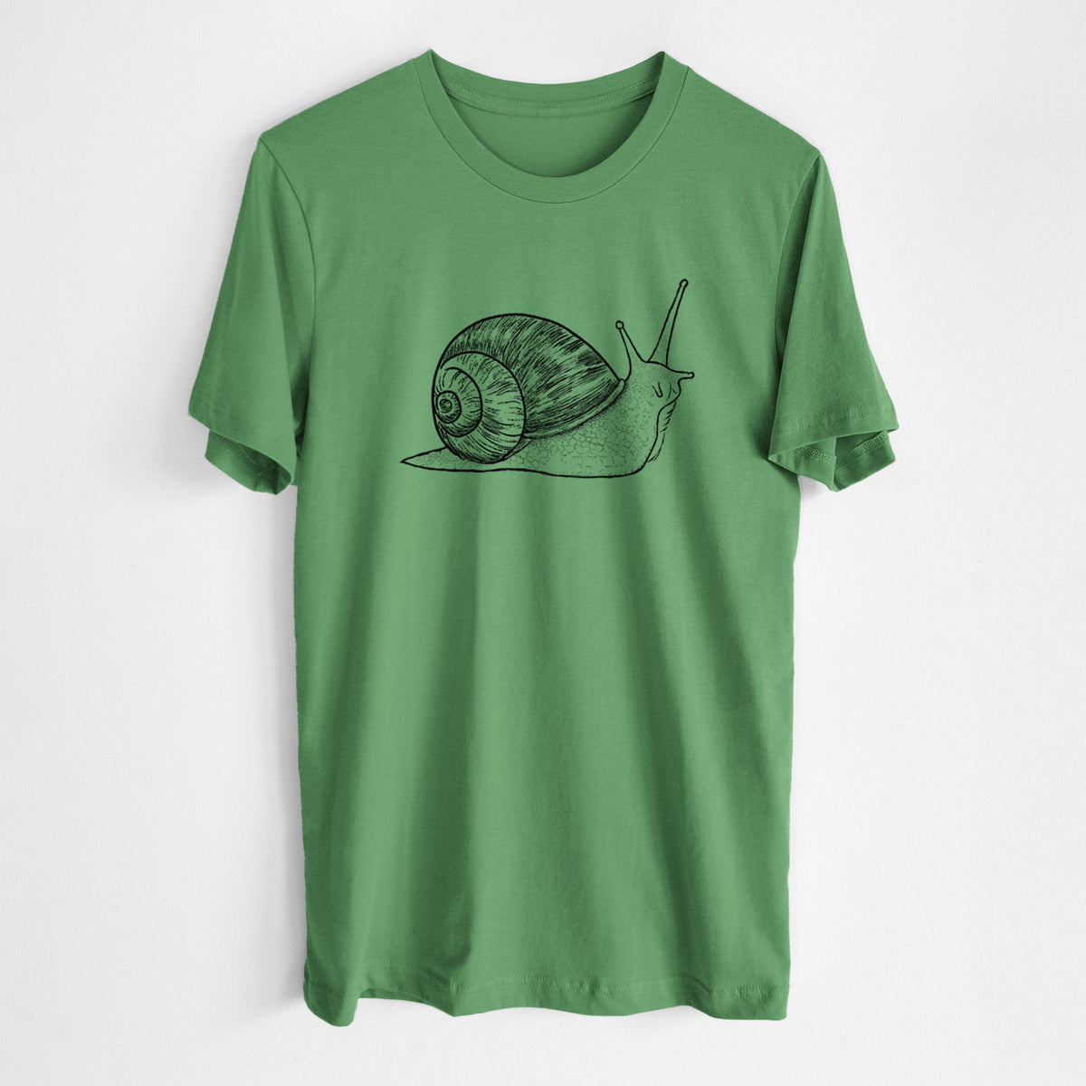 Brown Garden Snail - Cornu aspersum - Lightweight 100% Cotton Unisex Crewneck