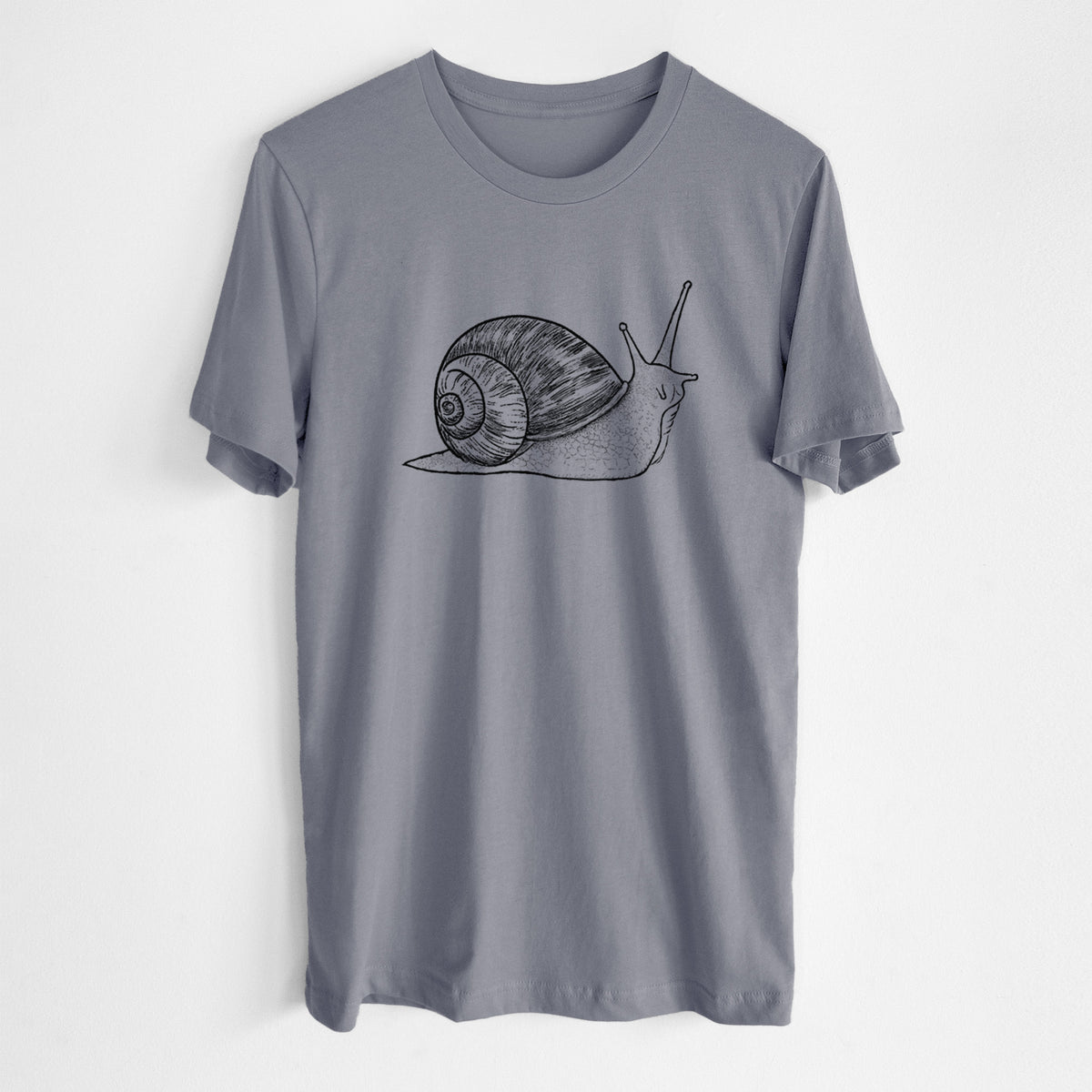 Brown Garden Snail - Cornu aspersum - Lightweight 100% Cotton Unisex Crewneck