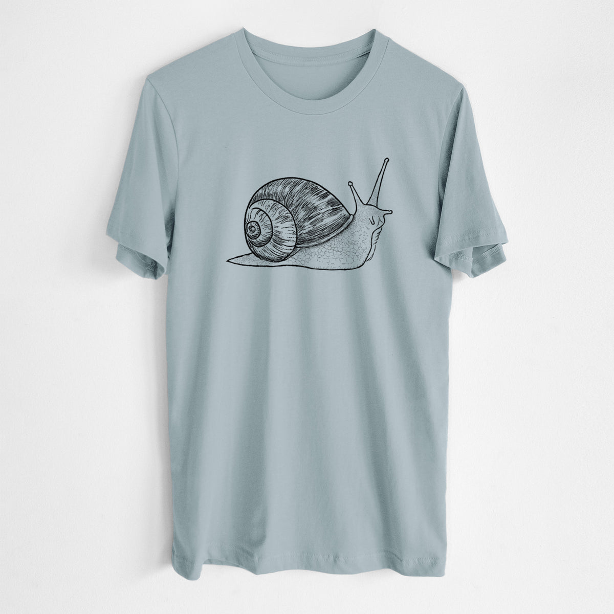 Brown Garden Snail - Cornu aspersum - Lightweight 100% Cotton Unisex Crewneck