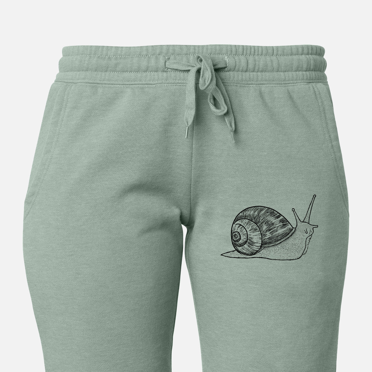 Brown Garden Snail - Cornu aspersum - Women's Cali Wave Jogger Sweatpants