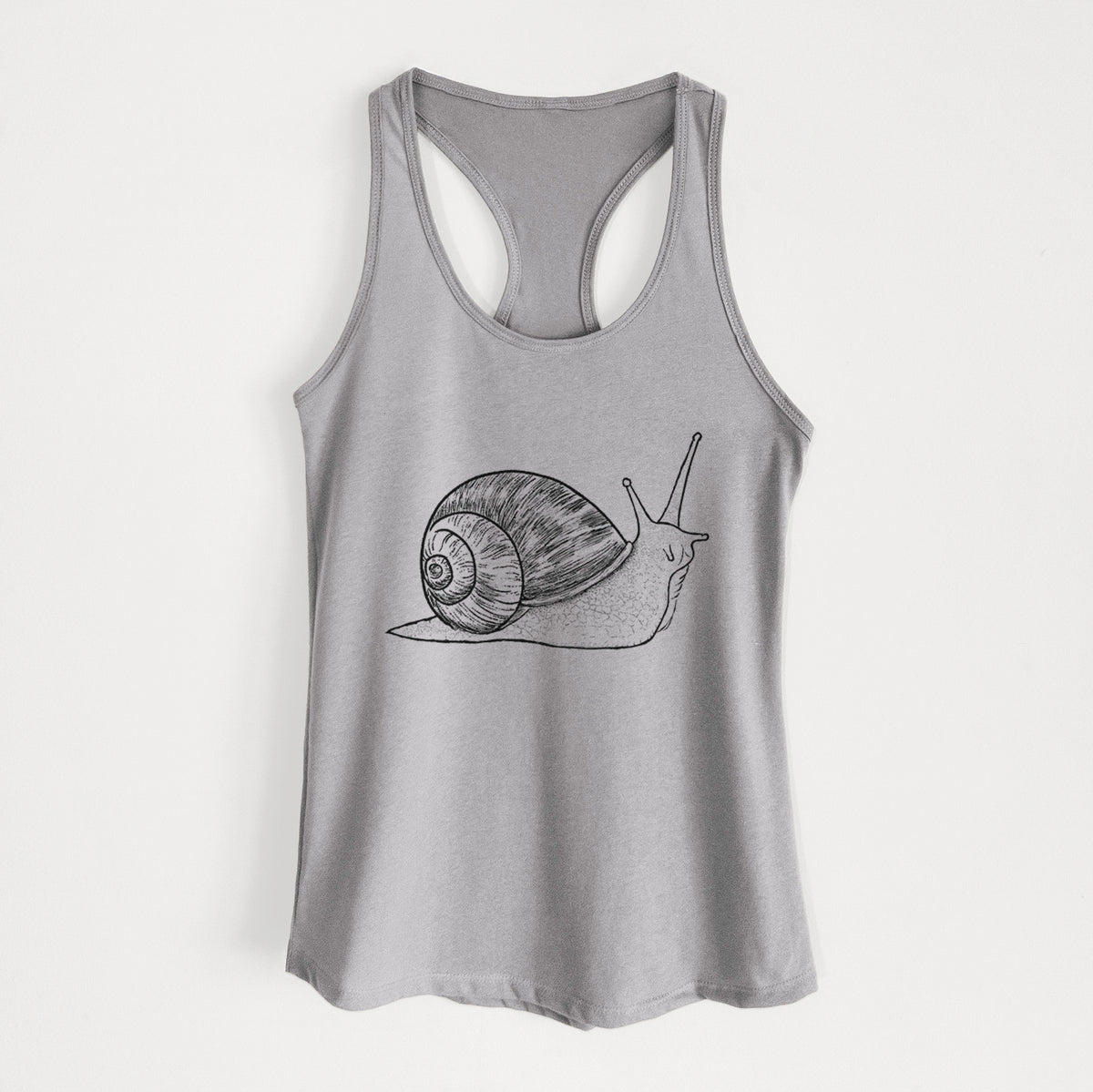 Brown Garden Snail - Cornu aspersum - Women's Racerback Tanktop