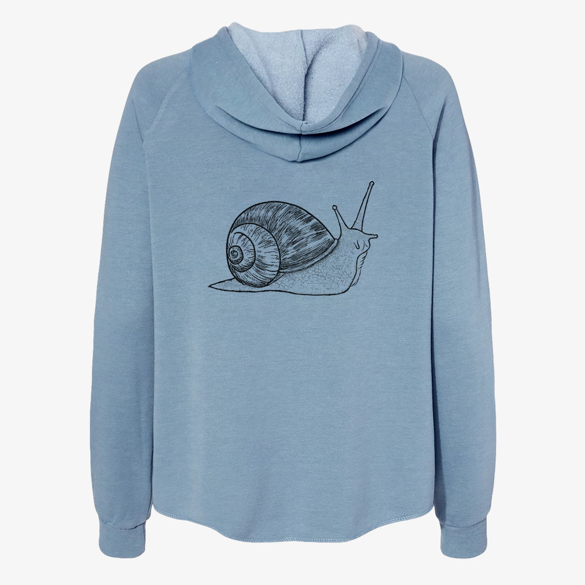 Brown Garden Snail - Cornu aspersum - Women's Cali Wave Zip-Up Sweatshirt