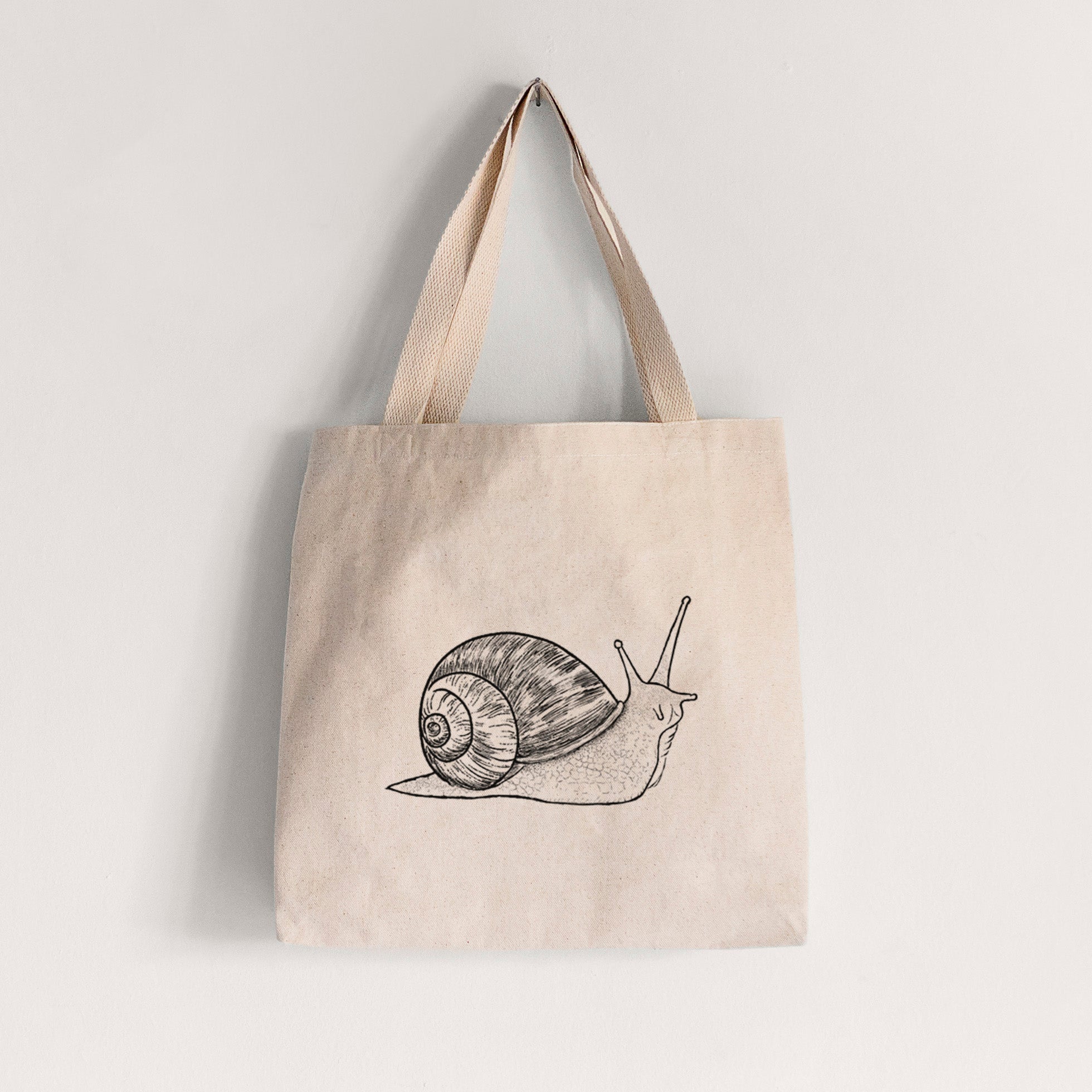 Brown Garden Snail - Cornu aspersum - Tote Bag