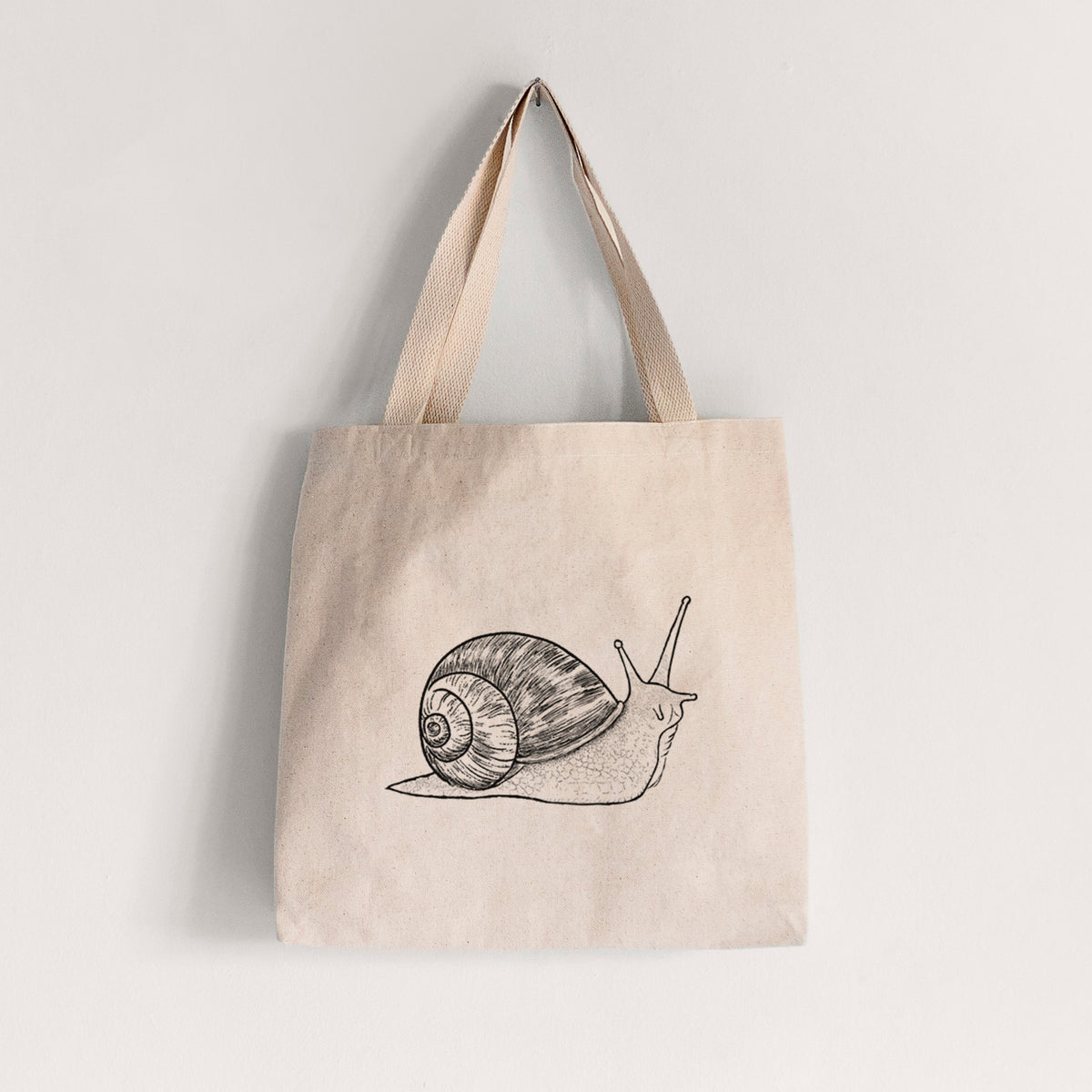 Brown Garden Snail - Cornu aspersum - Tote Bag