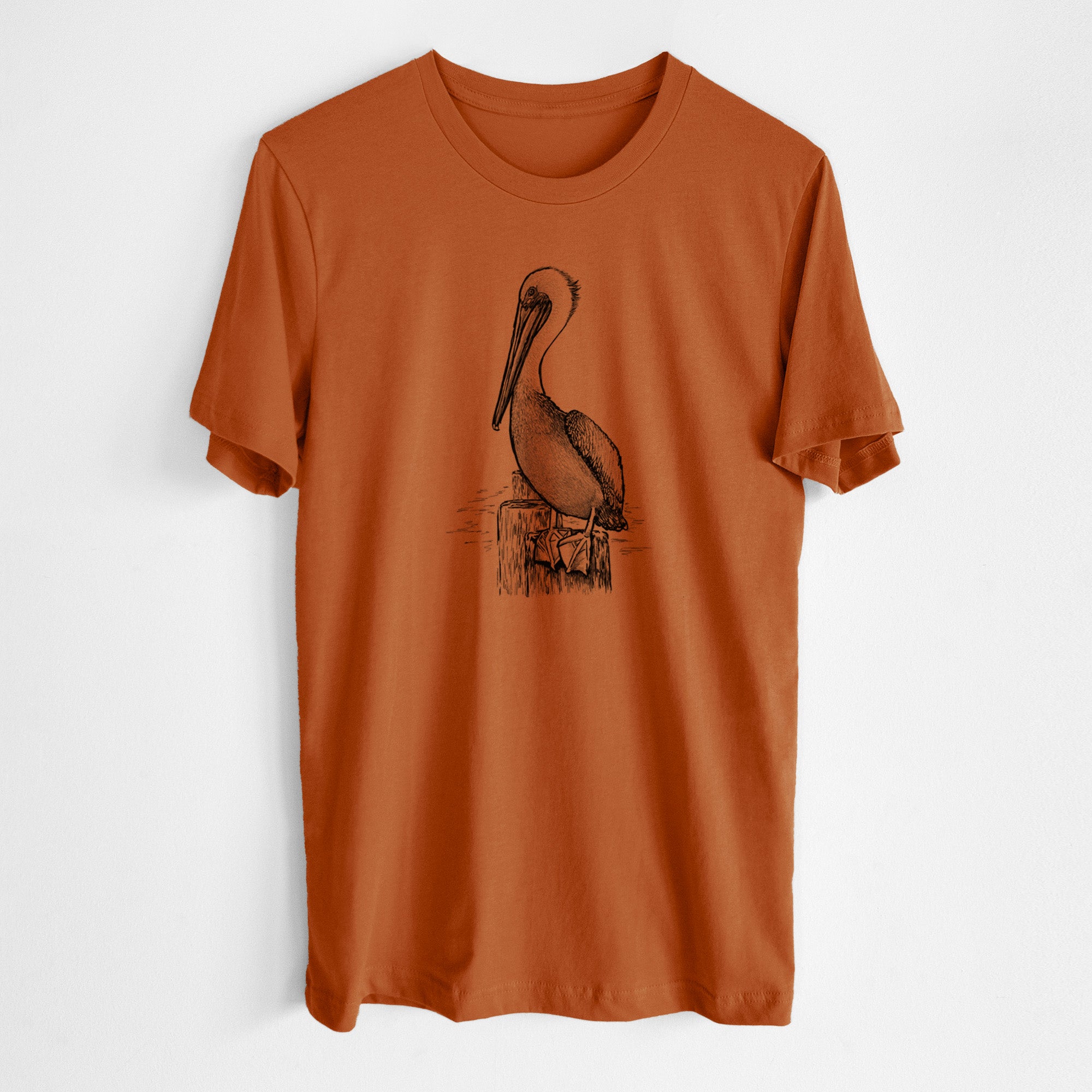 Pelecanus occidentalis - Brown Pelican - Lightweight 100% Cotton Unisex Crewneck