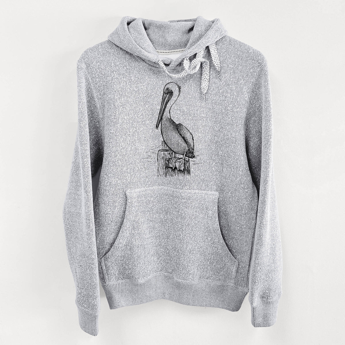 Pelecanus occidentalis - Brown Pelican - Knit Hoodie