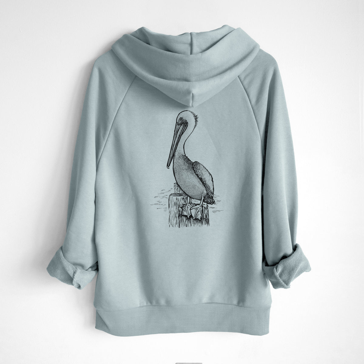 Pelecanus occidentalis - Brown Pelican - UltraLuxe Heavyweight French Terry Hoodie