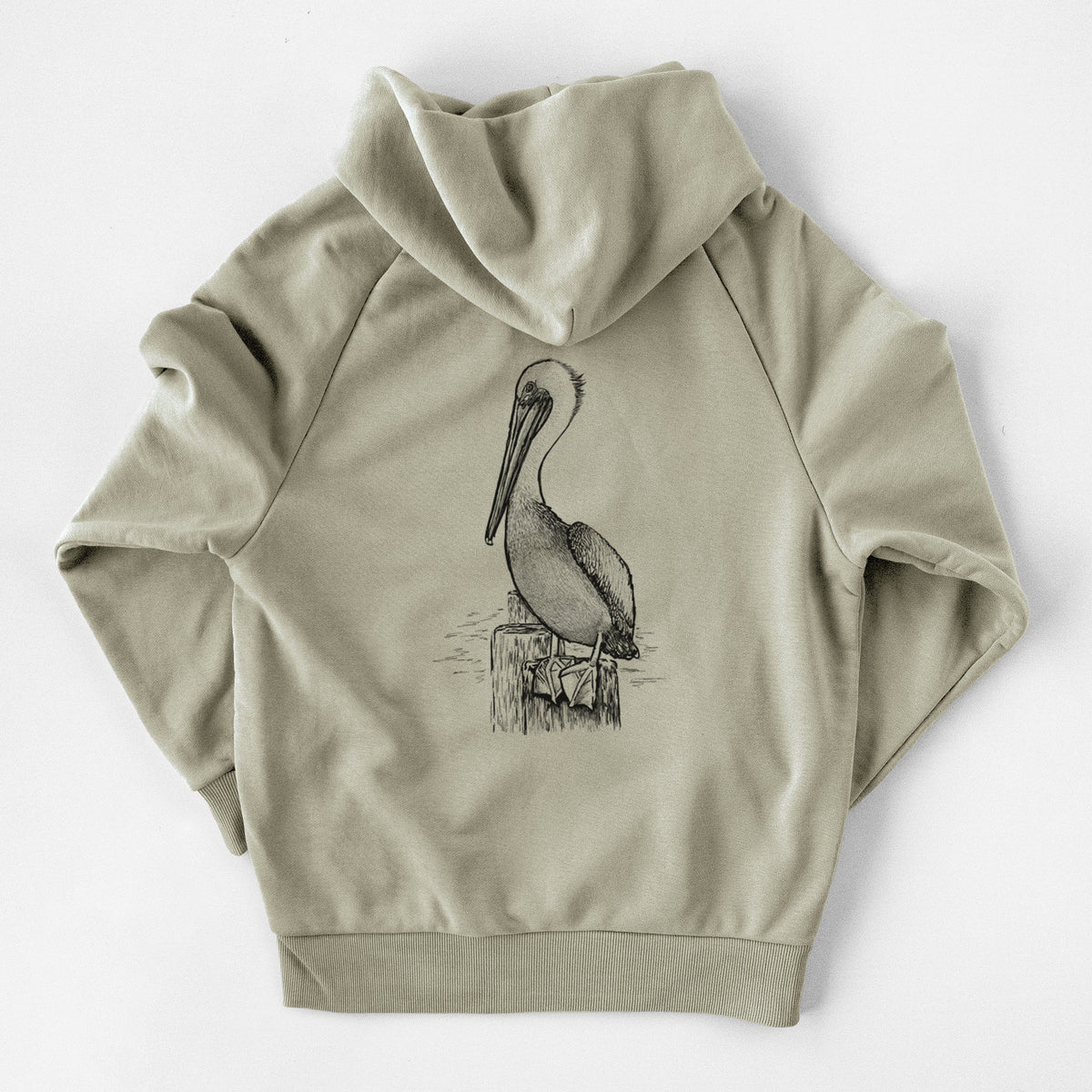 Pelecanus occidentalis - Brown Pelican - UltraLuxe Heavyweight French Terry Hoodie