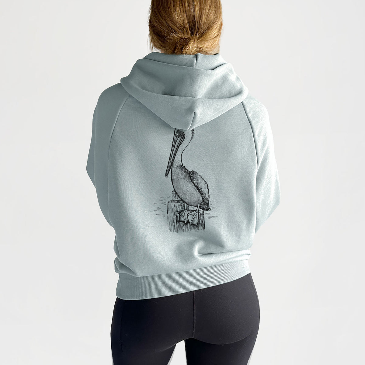 Pelecanus occidentalis - Brown Pelican - UltraLuxe Heavyweight French Terry Hoodie