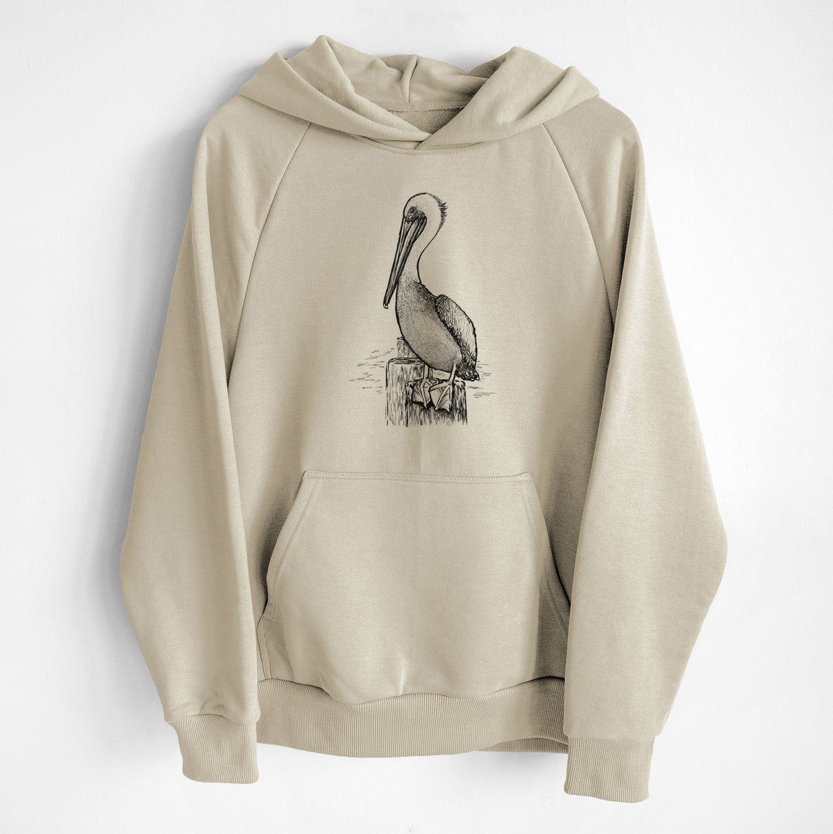 Pelecanus occidentalis - Brown Pelican - UltraLuxe Heavyweight French Terry Hoodie