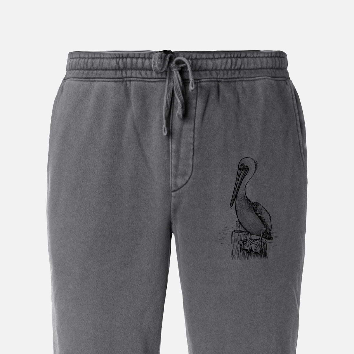 Pelecanus occidentalis - Brown Pelican - Unisex Pigment Dyed Sweatpants